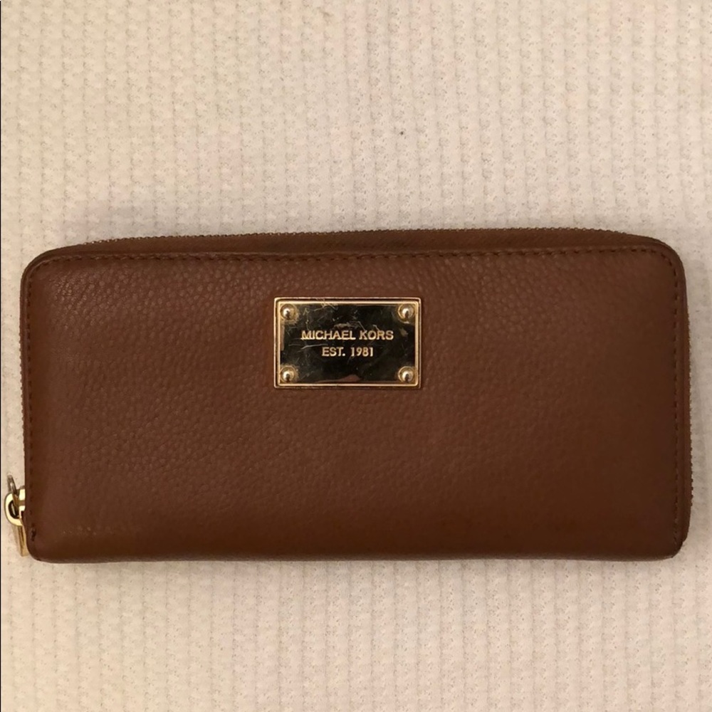 Michael Kors Brown Leather Wallet
